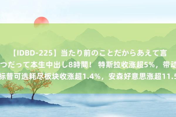 【IDBD-225】当たり前のことだからあえて言わなかったけど…IPはいつだって本生中出し8時間！ 特斯拉收涨超5%，带动标普可选耗尽板块收涨超1.4%，安森好意思涨超11.5%领跑标普500统共因素股