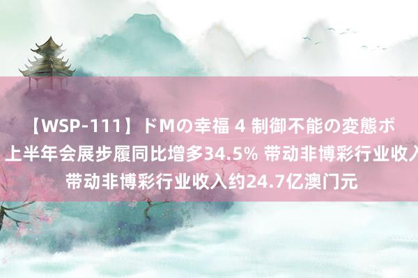 【WSP-111】ドMの幸福 4 制御不能の変態ボディ4時間 澳门：上半年会展步履同比增多34.5% 带动非博彩行业收入约24.7亿澳门元