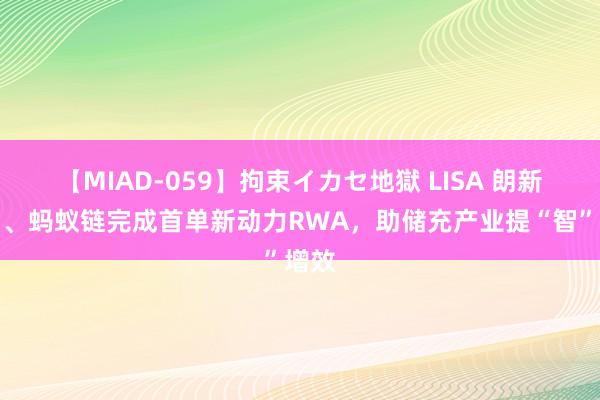 【MIAD-059】拘束イカセ地獄 LISA 朗新集团、蚂蚁链完成首单新动力RWA，助储充产业提“智”增效